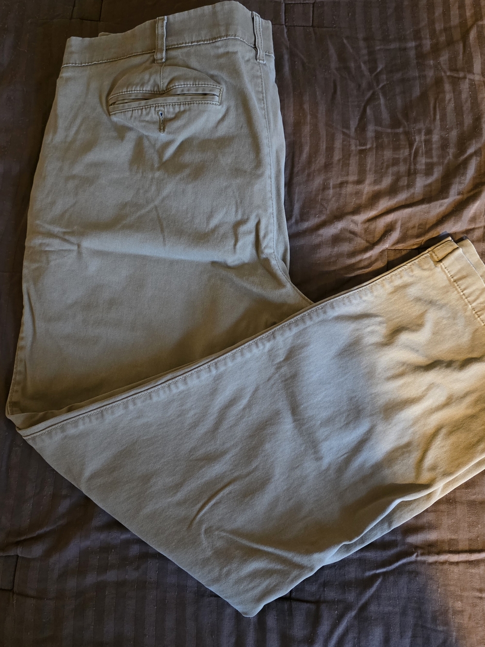 Sonoma Men's Khaki Straight Chinos in Light Tan